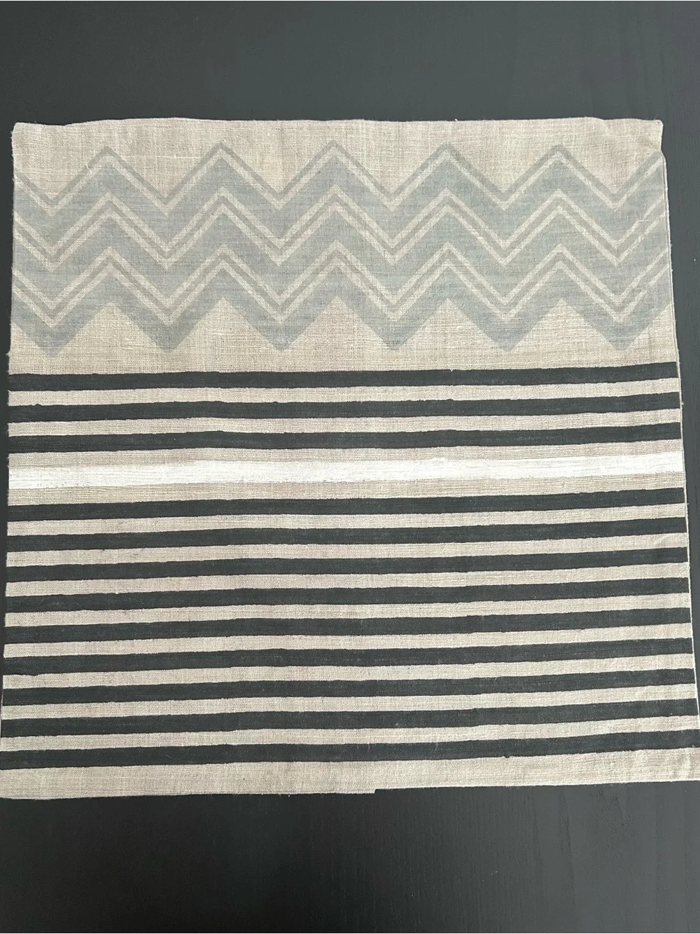 West Elm Set of 2 Silk Decorative Pillow Covers | Modern Geometric | NWOT